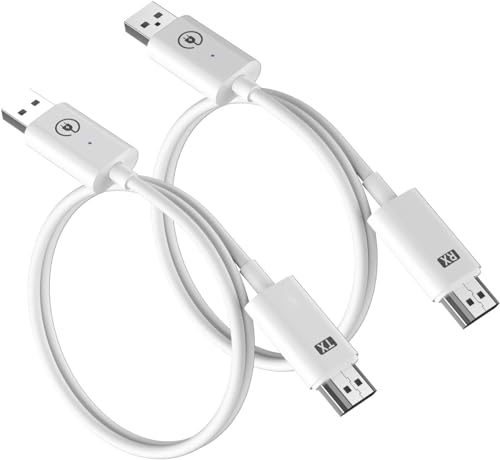 Lemorele HDMI Wireless Transmitter and Receiver,5G 2.4G HDMI Funk HDMI Funkübertragung,1080P HDMI Drahtlos Übertragen HDMI Kabellos Übertragen für Streaming Video Audio von Laptop zu HDTV, Projektor von Lemorele