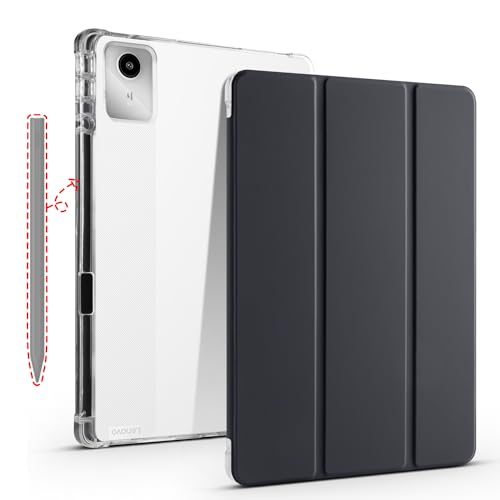 Lemxiee Case für Lenovo Tab M11 2024 hülle,Magnetische Slim Smart Folio PU-Schutzhülle [Auto Schlaf/Wach][Kratzfest][mit Stiftschlitz] PU Leder Hülle Lenovo Tab M11 2024 Cover -Schwarz von Lemxiee