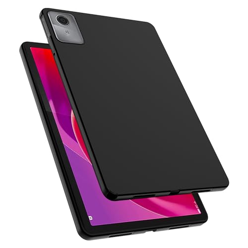 Lemxiee Case für Lenovo Tab M11 2024 hülle,Ultradünnes/ultraleichtes/verschleißfestes hülle aus flexiblem Silikon für Lenovo Tab M11 2024 case -Schwarz von Lemxiee