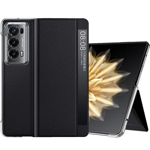 Lemxiee Cases für Honor Magic V2 Handyhülle,Slim magnetisch PU-Schutzhülle,Unsichtbar Ständer Intelligente Fensteranzeige -Schwarz Lemxiee Cases für Honor Magic V2 Handyhülle,Slim magnetisch PU-Schutzhülle,Unsichtbar Ständer Intelligente Fensteranzeige -Schwarz von Lemxiee