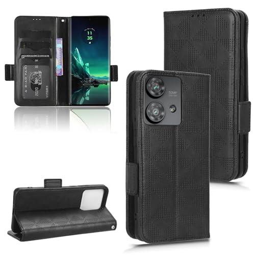 Lemxiee Cases für Motorola Moto Edge 40 Neo hülle,PU Flip Schutzhülle,Wallet Serie Handyhülle/Handytasche in Einer Kartenpackung/Klappbarer Bügel für Motorola Moto Edge 40 Neo Handyhülle von Lemxiee