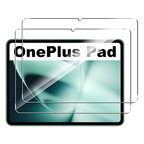 Lemxiee Schutzfolie für OnePlus Pad/OPPO Pad 2 Panzerglas [2 Stück] 9H Härte Displayschutz Folie,Ultra Dünn Anti-Scratch Displayschutzfolie für OnePlus Pad Panzerfolie von Lemxiee