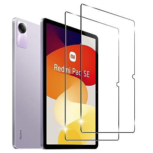 Lemxiee Schutzfolie für Redmi Pad SE Panzerglas [2 Stück] 9H Härte Displayschutz Folie,Ultra Dünn Anti-Scratch Displayschutzfolie für Redmi Pad SE Panzerfolie von Lemxiee