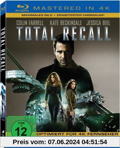 Total Recall (4K Mastered) [Blu-ray] von Len Wiseman