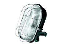 Schottleuchte Wand- und Deckenleuchte 60W, klarer Schirm, grau - STANDARD Schottleuchte Wand- und Deckenleuchte 60W, klarer Schirm, grau - STANDARD von Lena Lighting