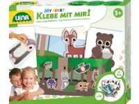 Lena Let's glue together Waldtiere, Baukasten, 3 Jahre, Pappe von Lena