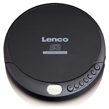 CD-200BK sw  - CD-Player/Hörbuchfunktion portable CD-200BK sw von Lenco
