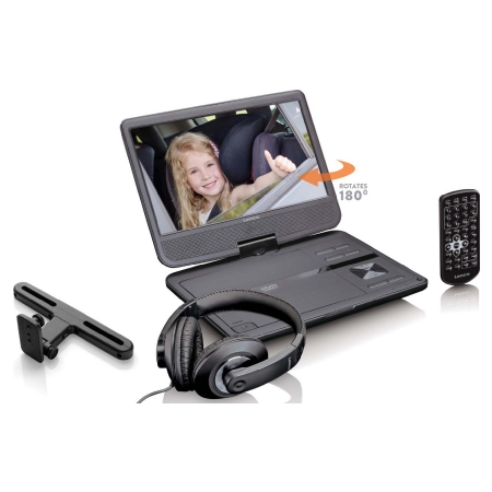 DVP-1010BK  (4 Stück) - DVD-Player portable,25,5cm DVP-1010 BK von Lenco