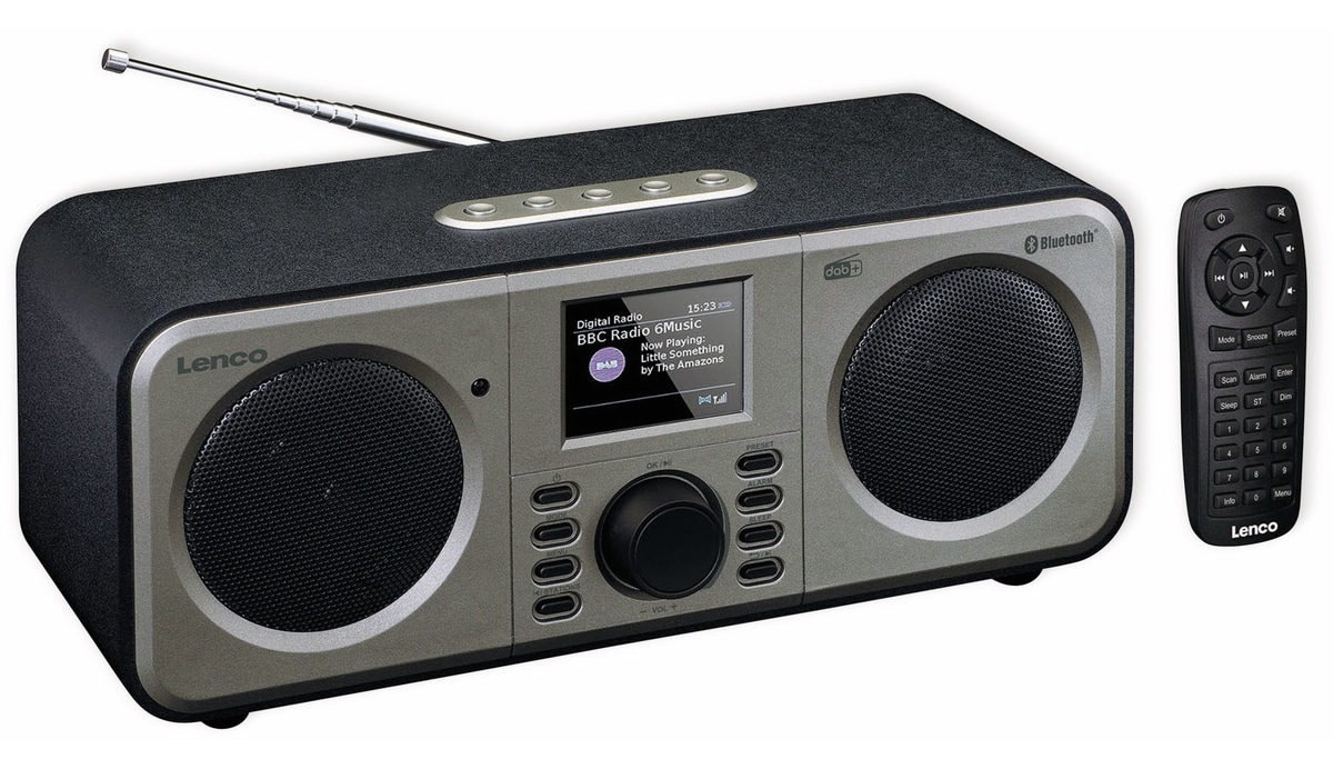 LENCO DAB+/FM Radio DAR-030BK, Bluetooth von Lenco