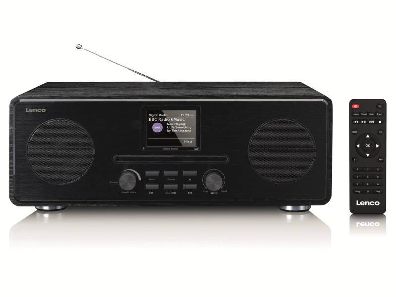 LENCO DAB+/FM Radio DAR-061, CD-Player, Bluetooth, schwarz von Lenco