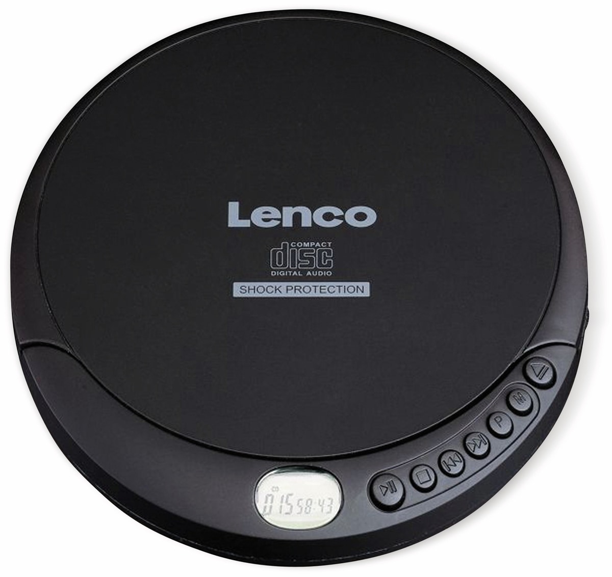 LENCO Portabler CD-Player CD-200BK, schwarz von Lenco