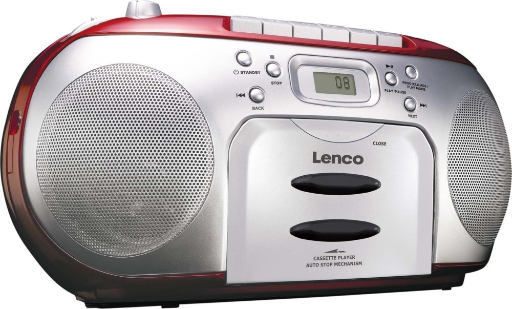 LENCO Radio/CD/Kassetten-Player SCD-420 RED Lenco SCD-420RD LENCO Radio/CD/Kassetten-Player SCD-420 RED Lenco SCD-420RD von Lenco