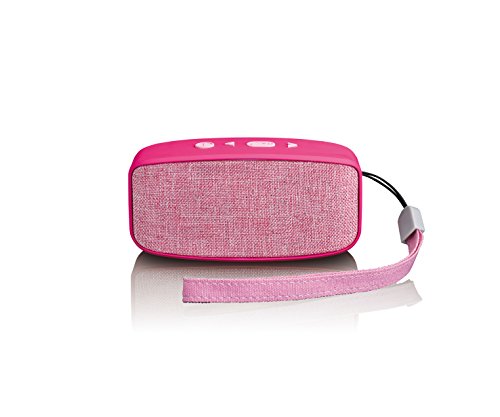 Lenco 3 Watt Disco Light Free Bluetooth-Lautsprecher Candy Pink 810012 von Lenco