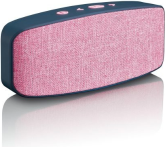Lenco BT-130 PK Mono portable speaker 6W Pink Tragbarer Lautsprecher (BT-130PK) von Lenco