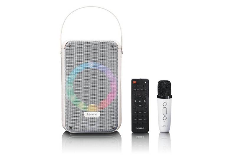 Lenco BTC-060 Bluetooth-Lautsprecher Karaokefunktion Party-Lautsprecher (Bluetooth) von Lenco