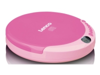 Lenco CD-011, 190 g, Pink, Tragbarer CD-Player von Lenco