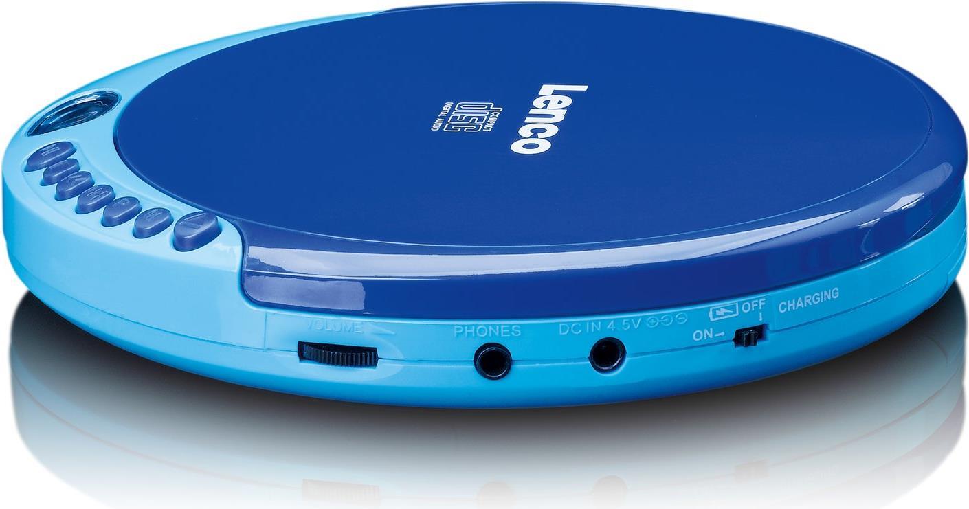 Lenco CD-011 - CD-Player - Blau (CD-011BLAU) von Lenco
