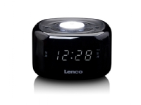 Lenco CR-12BK, Uhr, Digital, FM, LED, 1,52 cm (0.6), Schwarz von Lenco