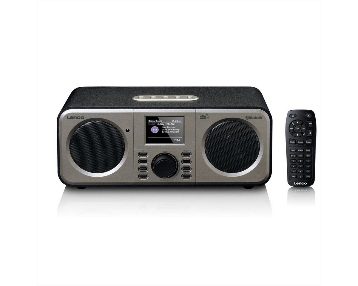 Lenco DAB+ Radio DAR-030 Digitalradio (DAB) (Schwarz) von Lenco