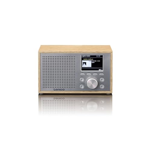 Lenco DAR-017 DAB+ Radio – kompaktes DAB+ Radio mit Bluetooth 5.0 - Senderspeicher - FM Empfänger - 2 Weckzeiten - 3 Watt RMS - 3,5mm AUX - Holz Lenco DAR-017 DAB+ Radio – kompaktes DAB+ Radio mit Bluetooth 5.0 - Senderspeicher - FM Empfänger - 2 Weckzeiten - 3 Watt RMS - 3,5mm AUX - Holz von Lenco