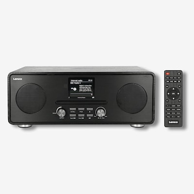 Lenco DIR-260BK Internetradio WLAN mit DAB+, Bluetooth & CD; Schwarz von Lenco