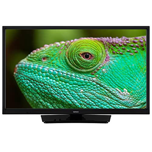 Lenco DVL-2483 24-Zoll Smart TV Full HD - Fernseher mit integriertem DVD-Player - 12 V Kfz- Adapter - Netflix, YouTube & WLAN - Bluetooth - HDMI - Ethernet - schwarz von Lenco