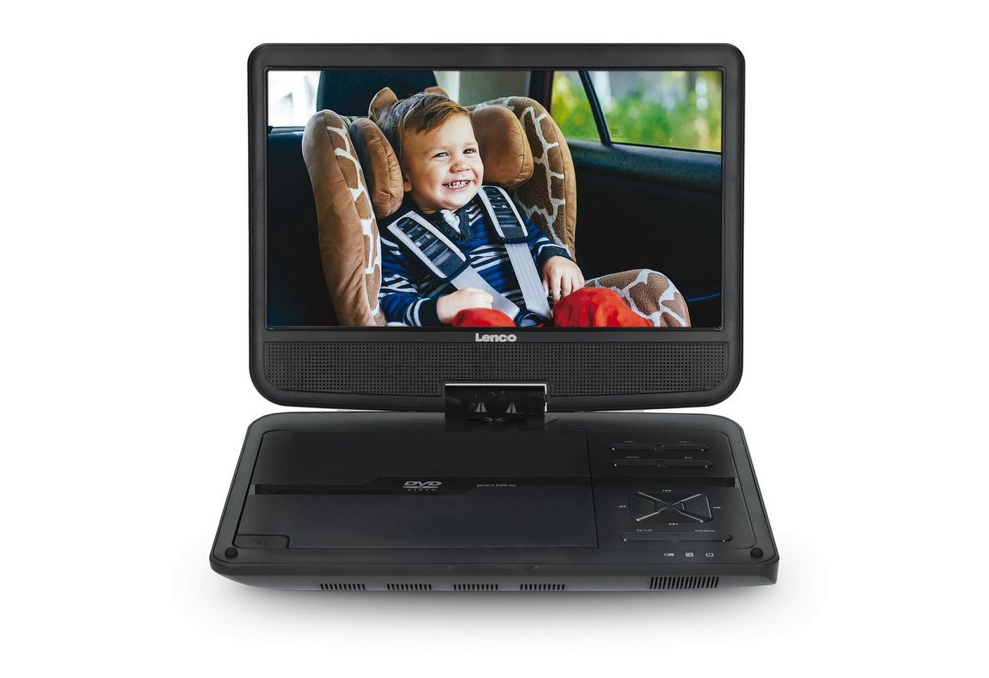 Lenco DVP-1046 Tragbares 10 DVD-Player Set mit Doppellaufwerk Portabler DVD-Player (HD) von Lenco