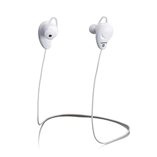 Lenco EPB-015 - kabellose Bluetooth Kopfhörer - In-Ear-Kopfhörer - mit Mikrofon - integrierter Akku mit 110mAh - 12,6 g leicht - weiß, 1 von Lenco