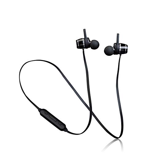Lenco EPB-030 Schweißfester Bluetooth Kopfhörer - In-Ear Kopfhörer - Bluetooth 5.0 - Li-Ionen Akku mit 100mAh - bis zu 10 Stunden Spielzeit - Freisprechfunktion - schwarz Lenco EPB-030 Schweißfester Bluetooth Kopfhörer - In-Ear Kopfhörer - Bluetooth 5.0 - Li-Ionen Akku mit 100mAh - bis zu 10 Stunden Spielzeit - Freisprechfunktion - schwarz von Lenco
