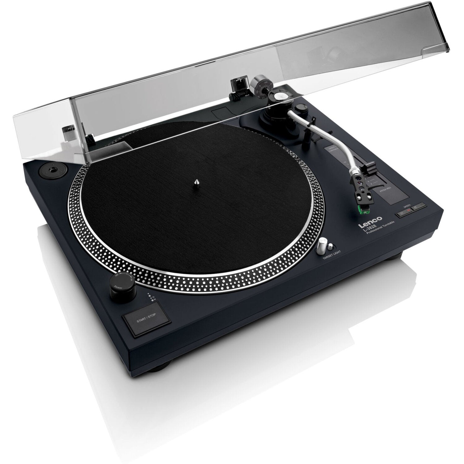 Lenco L-3828BK DJ Turntable with USB Encoding von Lenco