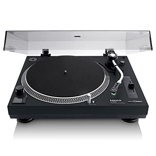 Lenco L-3828BK - Plattenspieler mit Direktantrieb - Pitch Control - USB/PC-Encoding - Schwarz Lenco L-3828BK - Plattenspieler mit Direktantrieb - Pitch Control - USB/PC-Encoding - Schwarz von Lenco