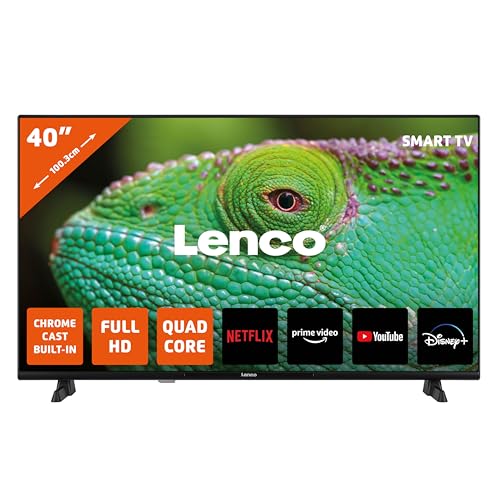 Lenco LED-4044BK - 40-Zoll Android-Smart-TV, Full HD, 2024, schwarz von Lenco