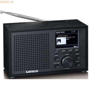 Lenco LENCO DAR-017 DAB+/FM Radio mit Bluetooth black von Lenco