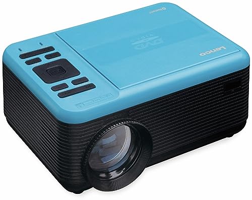 Lenco LPJ-500 - Bluetooth Beamer - Mini Beamer - DVD Player - 2800 Lumen - 30.000 Stunden Lebensdauer - Full HD - Bluetooth 5.0-2 x HDMI - USB - SD Port - AV-in - VGA - Blau Lenco LPJ-500 - Bluetooth Beamer - Mini Beamer - DVD Player - 2800 Lumen - 30.000 Stunden Lebensdauer - Full HD - Bluetooth 5.0-2 x HDMI - USB - SD Port - AV-in - VGA - Blau von Lenco