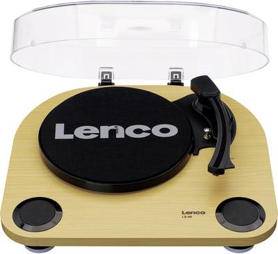 Lenco LS-40WD Plattenspieler Audio-Plattenspieler mit Riemenantrieb Holz (LS-40WD) von Lenco