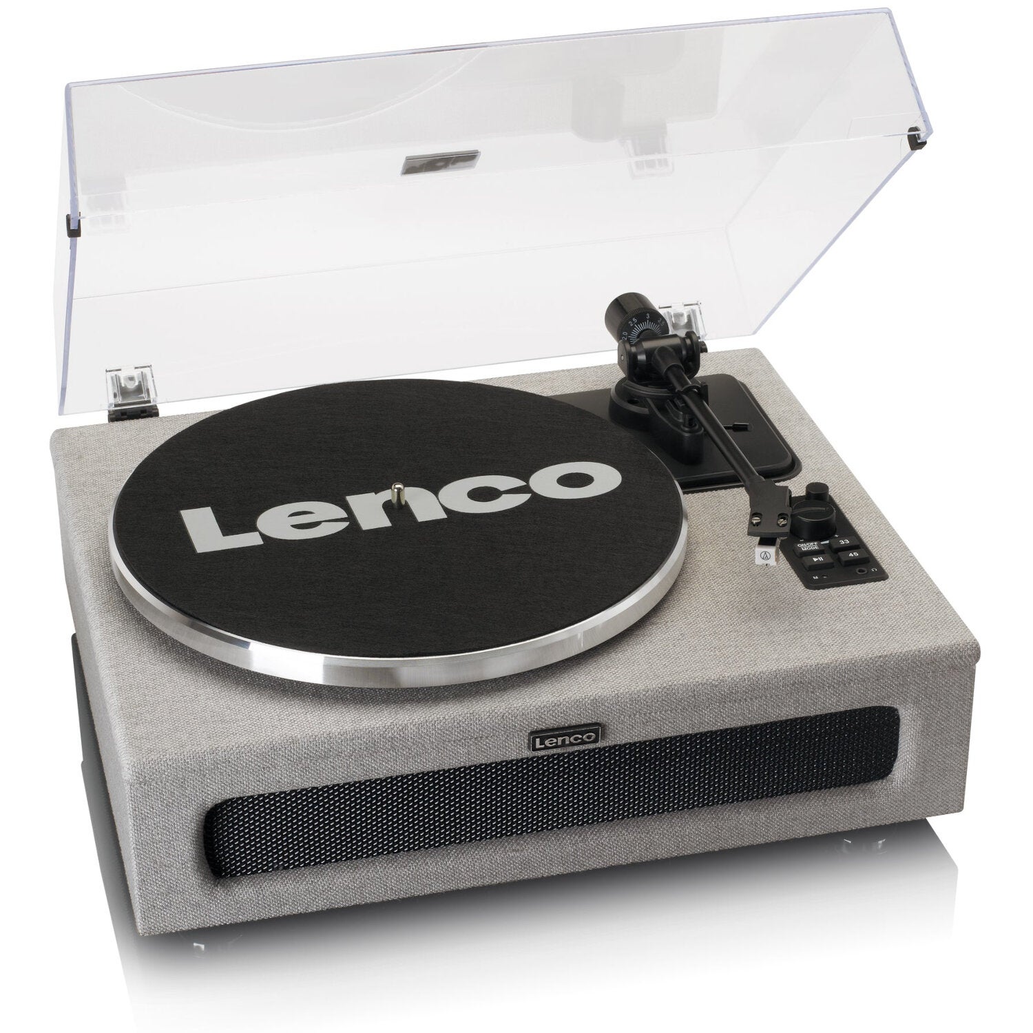 Lenco LS-440GY Record Player with 4 Built-In Speakers von Lenco