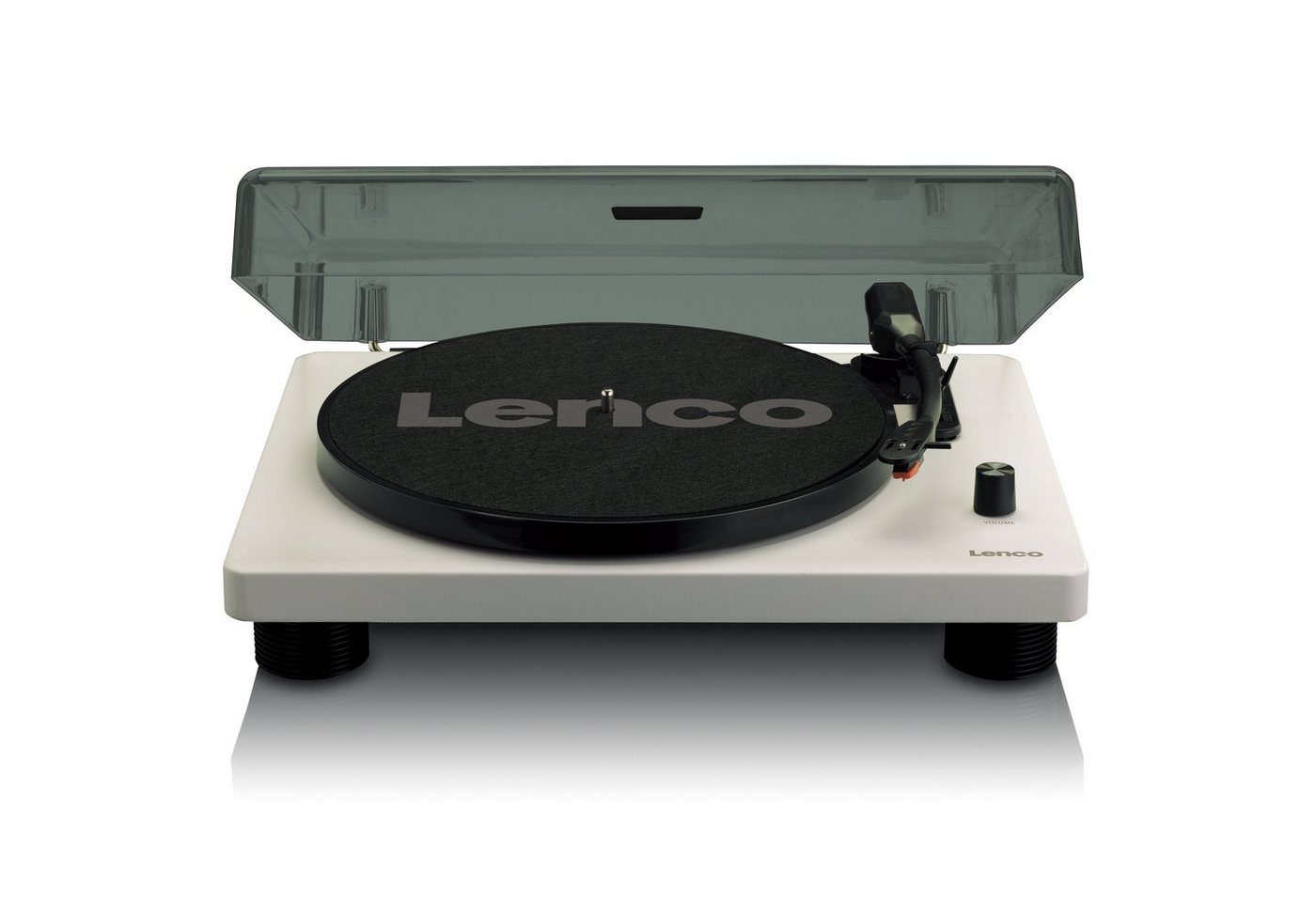 Lenco LS-50GY Plattenspieler (Riemenantrieb, Integrierte Lautsprecher, RCA/USB-Anschluss für Vinyl Digitalisierung) von Lenco