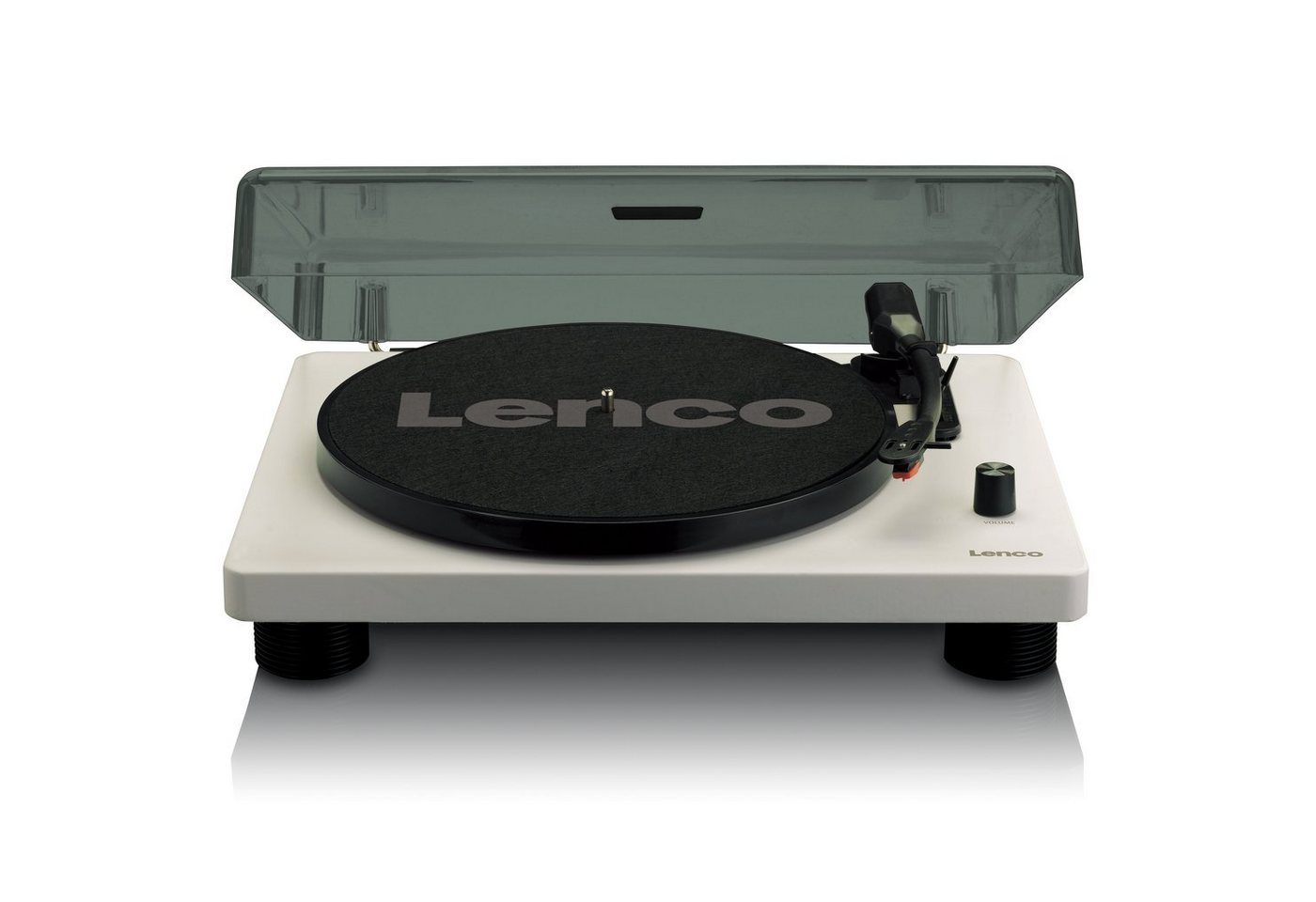 Lenco LS-50WD Plattenspieler (elektrisch, Integrierte Lautsprecher, RCA/USB-Anschluss für Vinyl Digitalisierung) von Lenco