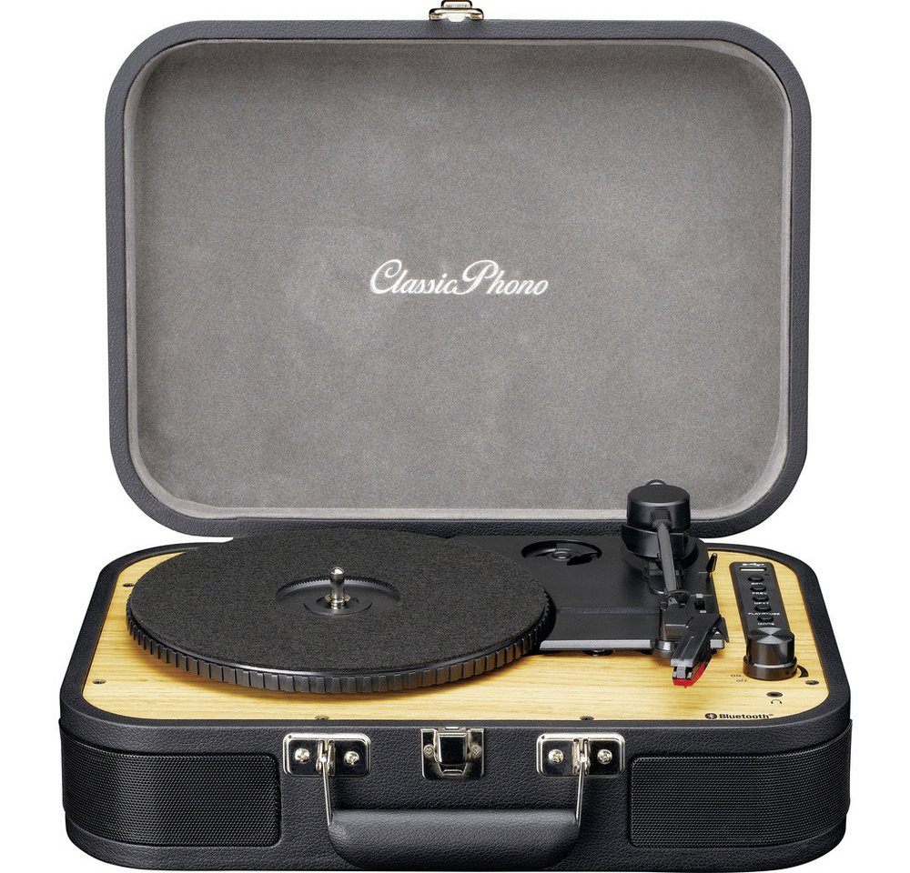 Lenco Lenco Classic Phono TT-116GY - Retro Plattenspieler mit Bluetooth Plat Plattenspieler Lenco Lenco Classic Phono TT-116GY - Retro Plattenspieler mit Bluetooth Plat Plattenspieler von Lenco