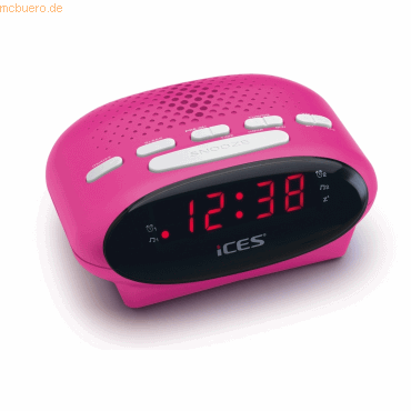 Lenco LENCO ICR-210 FM-Uhrenradio & Radiowecker, pink von Lenco