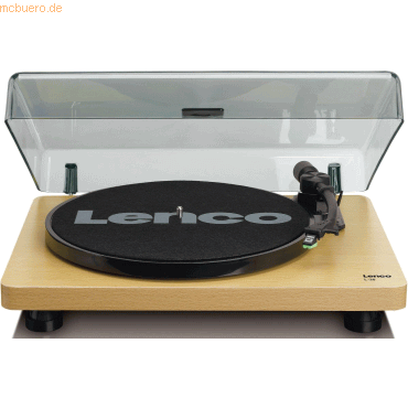 Lenco Lenco L-30 Plattenspieler mit AutoStop, PC-Codierung (Holz) von Lenco