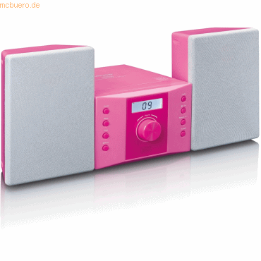 Lenco Lenco MC-013PK - Stereoanlage, Pink von Lenco