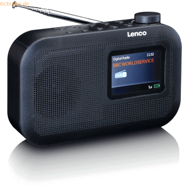 Lenco Lenco PDR-026BK - DAB+ Taschenradio von Lenco