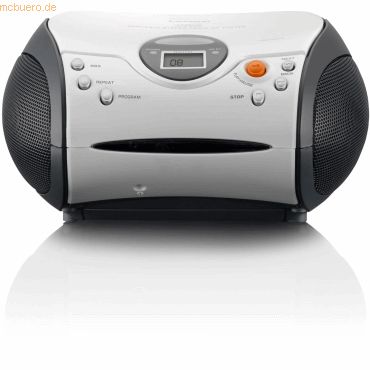 Lenco LENCO SCD-24 Stereo UKW-Radio mit CD-Player, weiß/schwarz von Lenco