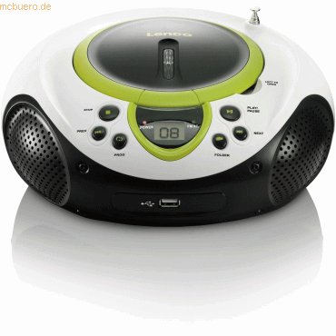 Lenco Lenco SCD-38 USB CD-Radio mit MP3, USB (Grün) von Lenco