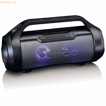 Lenco Lenco SPR-070BK Boombox mit PLL FM-Radio, USB, SD, Licht von Lenco