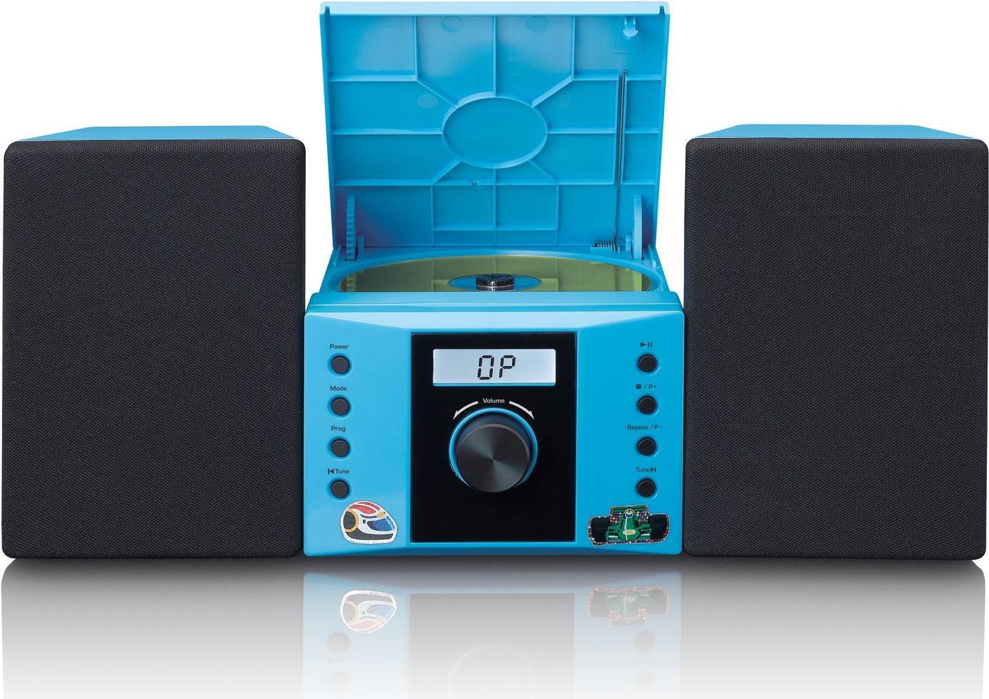 Lenco MC-013BU - Digital - FM - Spieler - CD,CD-R,CD-RW - Abspielen/Pause - Skip down - Skip up - Stopp - Oben (MC-013BLUE) von Lenco