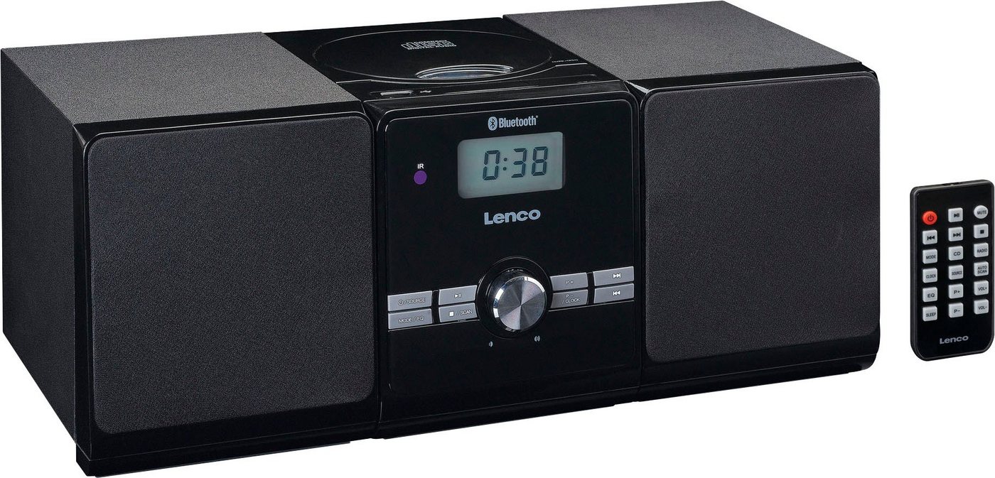 Lenco MC-030BK CD-Radiorecorder (FM-Tuner) von Lenco