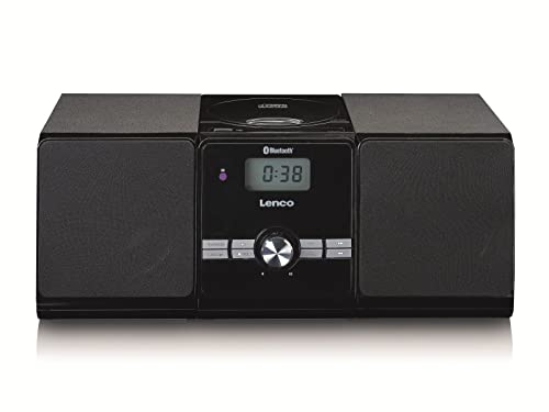 Lenco MC-030BK Kompaktanlage mit Bluetooth - Toploader CD/MP3 Player - PLL FM Radio - USB - 2 x 5 Watt RMS - Fernbedienung - Schwarz Lenco MC-030BK Kompaktanlage mit Bluetooth - Toploader CD/MP3 Player - PLL FM Radio - USB - 2 x 5 Watt RMS - Fernbedienung - Schwarz von Lenco