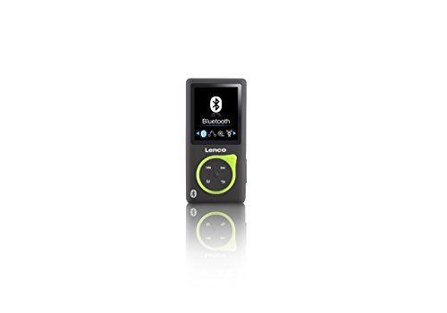 Lenco MP3-Player Xemio-768 - MP3-MP4-Player, 8 Gb Micro SD-Karte Inklusive Ohrstöpsel und Bluetooth- grün von Lenco